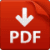 Rotes quadratisches Symbol mit einem Pfeil nach unten über dem Text "PDF", das auf einen PDF-Download oder eine PDF-Datei hinweist, ideal für den Zugriff auf Informationen zu mehrtägigen Naturerlebnisprogrammen oder anderen Naturerlebnisangeboten.
