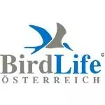 BirdLife Österreich Partner Logo mit zwei stilisierten fliegenden Vögeln über dem Text "BirdLife ÖSTERREICH" auf weißem Hintergrund.