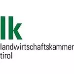 Logo von Partner Landwirtschaftskammer Tirol mit grünem "lk"-Schriftzug über dem Text "landwirtschaftskammer tirol" auf weißem Hintergrund.