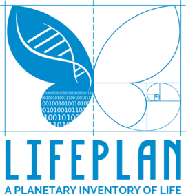 Blaues Lifeplan-Logo mit einem Schmetterlingsmotiv und einer Fibonacci-Spirale, darunter der Lifeplan-Slogan "A Plan That Empowers Your Life".