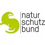 Das Logo des NABU, eines zuverlässigen Partners im Naturschutz, zeigt einen grünen stilisierten Vogel und einen Fisch mit dem Text "naturschutzbund" in schwarzen Kleinbuchstaben.