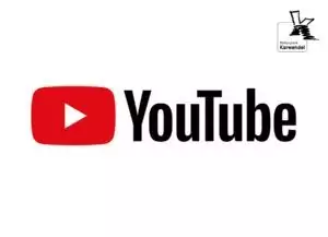Das YouTube-Logo zeigt ein rotes Play-Button-Symbol auf der linken Seite und das Wort "YouTube" in schwarzer Schrift auf weißem Hintergrund, das für den einfachen Zugang zu Videos und Downloads steht.