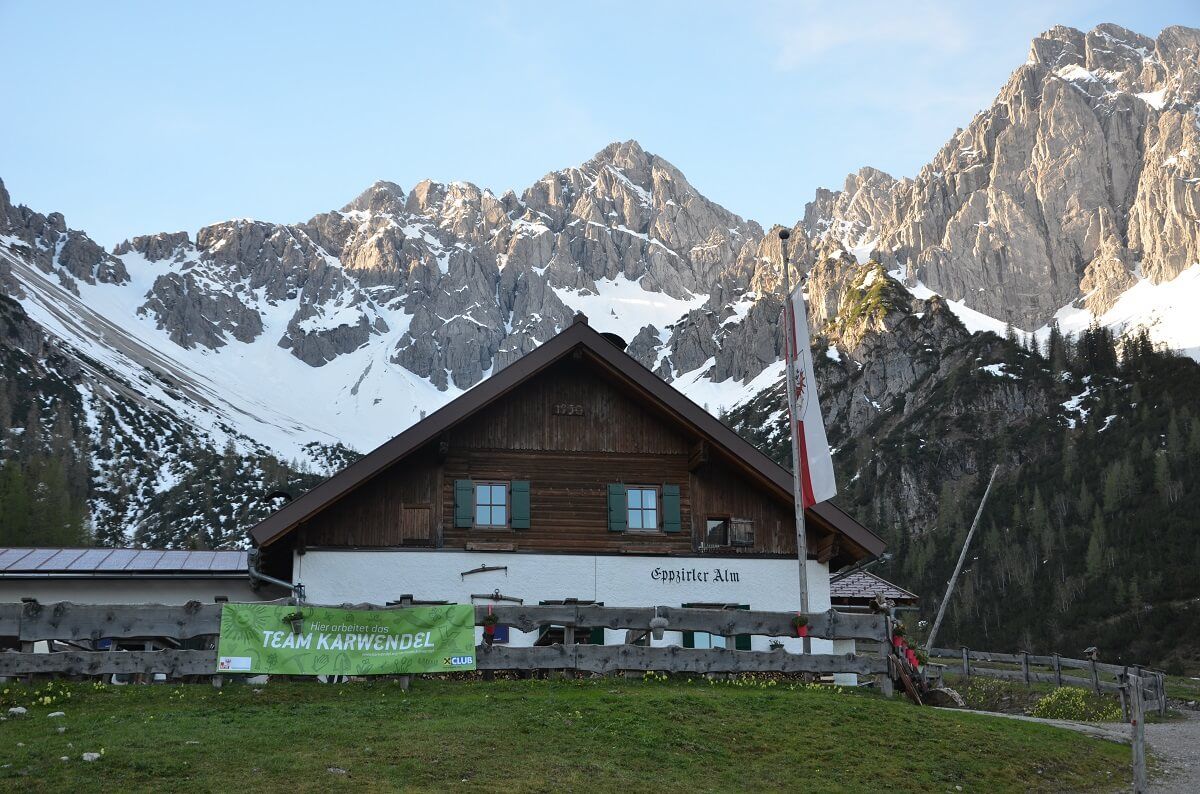 Almpflege Eppzirler Alm 2016 Naturpark Karwendel